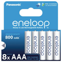 Battery - PANASONIC ENELOOP AAA 800 mAh 8 pcs. Battery - PANASONIC ENELOOP AAA 800 mAh 8 pcs.