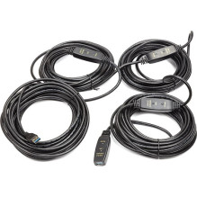 USB Prailgintuvas - 30m USB 3.0 AF-AM 5Gbps Aktyvus Signalo Stiprintuvas USB Prailgintuvas - 30m USB 3.0 AF-AM 5Gbps Aktyvus Signalo Stiprintuvas