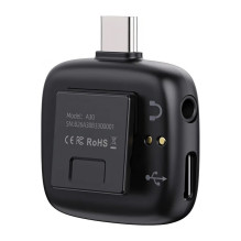 Microphone System - Ulanzi A30 Wireless Lavalier 2 Transmitters 1 Receiver 50m Range