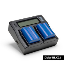 Battery Charger Kit - Newell Supracell DMW-BLK22 2400mAh Dual-Channel LCD Battery Charger Kit - Newell Supracell DMW-BLK22 2400mAh Dual-Channel LCD