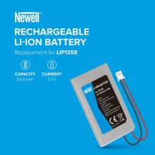 Battery - Newell LIP1359 650mAh Replacement for DualShock 3 Controller