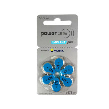 Hearing Aid Battery - Power One 675 1.45V Zinc Air 6 Pack Hearing Aid Battery - Power One 675 1.45V Zinc Air 6 Pack