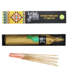 Hari Darshan Tribal Soul Incense - Sweet Grass Cedar Hari Darshan Tribal Soul Incense - Sweet Grass Cedar
