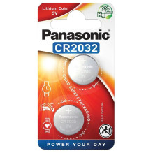 Battery - Panasonic CR2032 Lithium 3V 2-pcs.