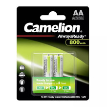Baterija - Camelion AlwaysReady AAA 800mAh 1.2V Įkraunama 4 vnt.