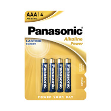 Battery - Panasonic LR03 AAA Alkaline 1.5V 4 pcs. Battery - Panasonic LR03 AAA Alkaline 1.5V 4 pcs.