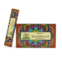 Kvepiančios Lazdelės - Namaste Mandala Masala Sandalmedžio 15 Lazdelių 20 cm Kvepiančios Lazdelės - Namaste Mandala Masala Sandalmedžio 15 Lazdelių 20 cm