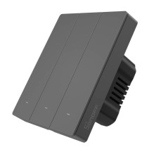 Smart Wall Switch - SONOFF M5-3C-80 Wi-Fi 3-Gang 6A 100V-240V AC Smart Wall Switch - SONOFF M5-3C-80 Wi-Fi 3-Gang 6A 100V-240V AC