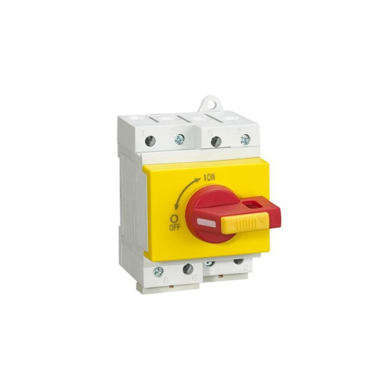 DC Jungiklis - 4P 32A 1200VDC IP66 Užrakinta Rankena