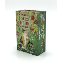 Tarot Kortų Rinkinys - Llewellyn Enchanted Forest Felines 78 Kortos 13x8x4.5 cm Tarot Kortų Rinkinys - Llewellyn Enchanted Forest Felines 78 Kortos 13x8x4.5 cm
