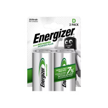 Baterija - Energizer HR20 D Power Plus 2500mAh Įkraunama 2 Pakuotėje