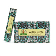 Incense Sticks - Namaste Mandala Masala White Sage 15 Sticks 20 cm Incense Sticks - Namaste Mandala Masala White Sage 15 Sticks 20 cm