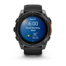 Išmanusis Laikrodis - Garmin Fenix 8 1.4" AMOLED GPS Wi-Fi 51mm Jutiklinis Ekranas Titano