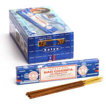 Smilkalų Lazdelės - Nag Champa Smilkalai 15g Rankų Darbo Lazdelės Smilkalų Lazdelės - Nag Champa Smilkalai 15g Rankų Darbo Lazdelės