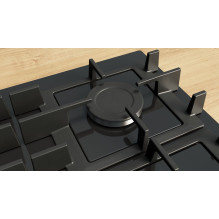 Gas Stove - Bosch Serie 4 PNP6B6K40 4 Zones 7500W Glass Top Cast Iron Gas Stove - Bosch Serie 4 PNP6B6K40 4 Zones 7500W Glass Top Cast Iron
