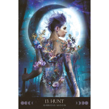 Oracle Card Deck - Blue Angel Moon Temple Oracle 44 Cards 256 Page Guide
