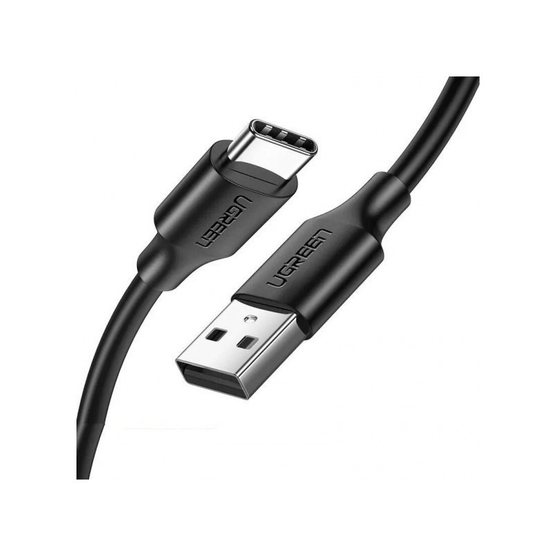 USB Cable - Ugreen 60117 USB 2.0 1.5m A to C 480Mbit/s 3A Black