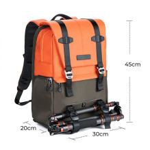 Photo Backpack - KF Concept Urban Wander 20L, Holds Camera, Lens, Laptop, Drone, Orange