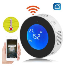Dujų Detektorius - TUYA Wi-Fi Dujų Nuotėkio Detektorius su LCD Ekranu Dujų Detektorius - TUYA Wi-Fi Dujų Nuotėkio Detektorius su LCD Ekranu