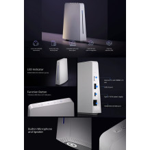 Išmanusis Namų Centras - SONOFF iHOST-4G Zigbee LAN Wi-Fi Automatikos 32 Įrenginiai