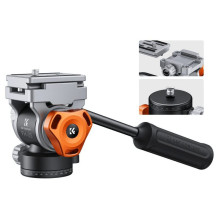 Vaizdo Galvutė - K&F Concept FH-03 5kg Talpa +90° / -90° Pasvirimas 360° Sukimas Vaizdo Galvutė - K&F Concept FH-03 5kg Talpa +90° / -90° Pasvirimas 360° Sukimas