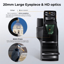 Optical Device - KF Concept BaK-4 12x50 Telescope Waterproof Black Optical Device - KF Concept BaK-4 12x50 Telescope Waterproof Black