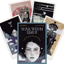 Taro Kortų Rinkinys - Nova Witch Tarot 78 Kortos su Gidu