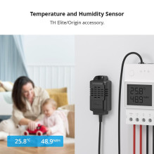 Smart Home Sensor - SONOFF THS01 Temperature and Humidity Sensor -40°C to +85°C, 0-100% RH Smart Home Sensor - SONOFF THS01 Temperature and Humidity Sensor -40°C to +85°C, 0-100% RH