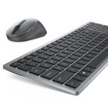 Keyboard and Mouse - DELL KM7120W Wireless Bluetooth QWERTY Grey Titanium
