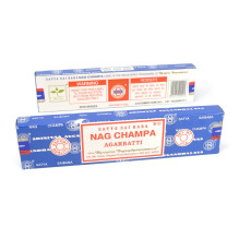 Smilkalų Lazdos - Nag Champa Smilkalai 40g Rankų Darbo 20cm Lazdos