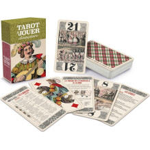 Žaidimų Kortų Rinkinys - Tarot à Jouer divinatoire 78 Kortos Prancūziškas 8x13 cm