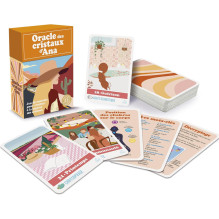 Spiritual Card Set - L'Oracle des Cristaux d'Ana Grimaud 80 Cards Made in France