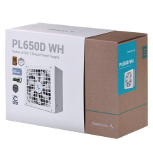 Power Supply - DeepCool PL650D 650W 20+4 pin ATX 80 PLUS Bronze White