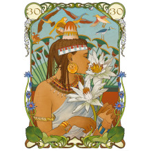 Oracle Card Deck - Lo Scarabeo Egyptian Lenormand 36 Cards 88x125mm Oracle Card Deck - Lo Scarabeo Egyptian Lenormand 36 Cards 88x125mm