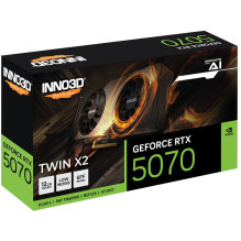 Vaizdo Plokštė - Inno3D GeForce RTX 5070 TWIN X2 12GB GDDR7 2512MHz