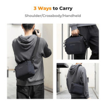 Camera Bag - KF Concept Sling Bag 5L, Adjustable Strap, Navy Blue