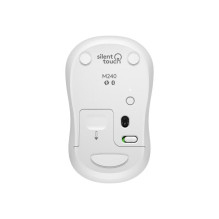 Wireless Mouse - Computer Mouse Logitech M240 Silent Wireless Bluetooth 18-month battery life white