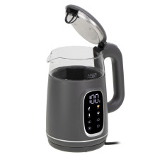 Electric Kettle - ADLER AD 1305 1.7L Adjustable Thermostat 40-100°C Silver Electric Kettle - ADLER AD 1305 1.7L Adjustable Thermostat 40-100°C Silver
