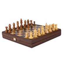 Chess Set - Manopoulos Olive Plywood 35x35cm Staunton Pieces 7.6cm King Chess Set - Manopoulos Olive Plywood 35x35cm Staunton Pieces 7.6cm King