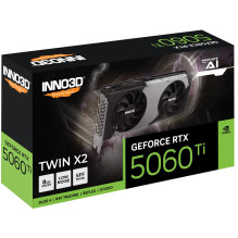 Vaizdo Plokštė - INNO3D GeForce RTX 5060 Ti 8GB GDDR7 2572MHz 4DP 1HDMI Vaizdo Plokštė - INNO3D GeForce RTX 5060 Ti 8GB GDDR7 2572MHz 4DP 1HDMI