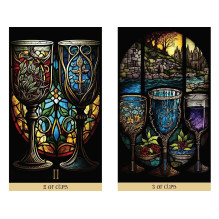 Taro Kortų Rinkinys - The Stained Glass 78 Taro Kortos su Gido Knyga, 16.4x28.8x4 cm Taro Kortų Rinkinys - The Stained Glass 78 Taro Kortos su Gido Knyga, 16.4x28.8x4 cm
