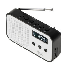 Audio Equipment - Radio Adler AD 1907 Digital Tuner FM / AM USB-C Alarm Clock Audio Equipment - Radio Adler AD 1907 Digital Tuner FM / AM USB-C Alarm Clock