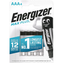 Battery - Energizer LR03 AAA Max Plus Alkaline 1.5V 4 Pack Battery - Energizer LR03 AAA Max Plus Alkaline 1.5V 4 Pack