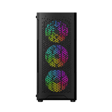 Kompiuterio Korpusas - Gembird CCC-FC-400X Midi Tower ARGB ATX Aušinimas Juodas Kompiuterio Korpusas - Gembird CCC-FC-400X Midi Tower ARGB ATX Aušinimas Juodas