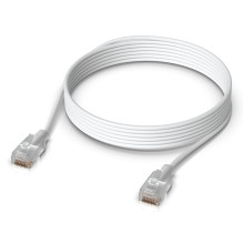 Network Cable - Ubiquiti UACC-Cable-Patch-EL-3M-W Cat6 3m PoE++ Transparent White