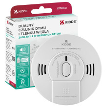 Smoke and Carbon Monoxide Detector - K10SCO Wireless 85 dB Alarm LED Indicators