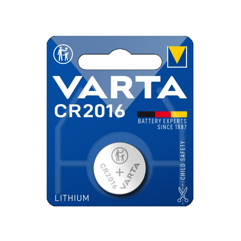 Baterija - Varta CR2016 3V Ličio Monetų Baterija 20 x 1.6 mm
