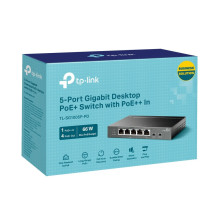 Switch - TP-Link TL-SG1005P-PD 5-Port Gigabit PoE 66W Black