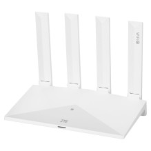 Maršrutizatorius - ZTE T3000 Wi-Fi 6 3000 Mbit / s 4 Antenos 2 LAN Prievadai Maršrutizatorius - ZTE T3000 Wi-Fi 6 3000 Mbit / s 4 Antenos 2 LAN Prievadai