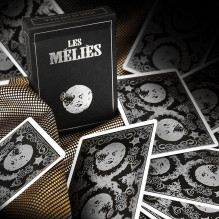 Žaidimų Kortos - Les Melies Sidabrinė Riboto Leidimo 54 Kortos 63.5x88.9mm JAV